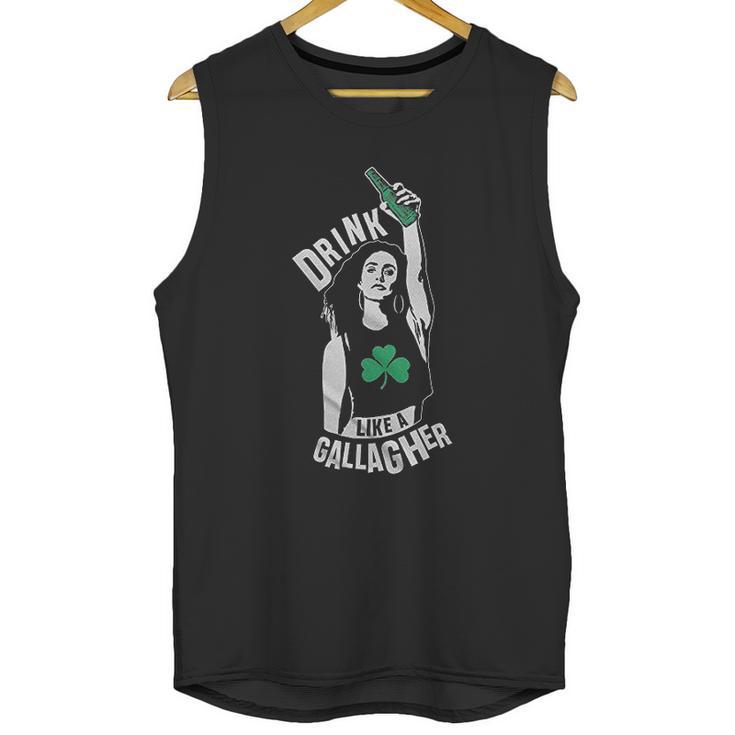 Retta Drink Like A Gallagher Ladies Unisex Tank Top