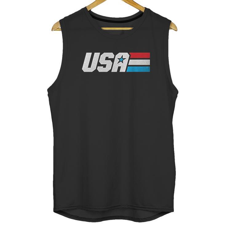 Retta Usa Military Style American Pride Patriotic Unisex Tank Top