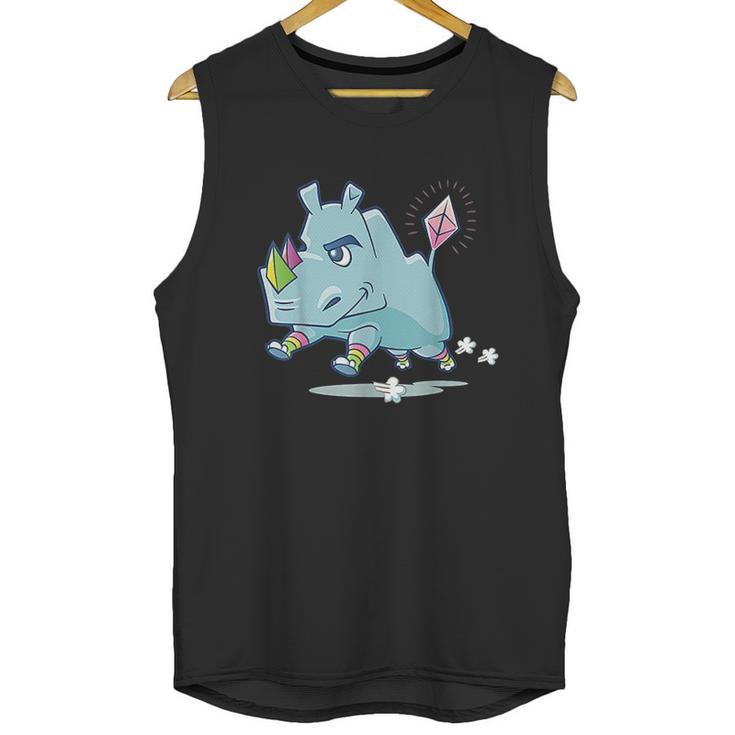 The Rhino Mascot Unisex Tank Top