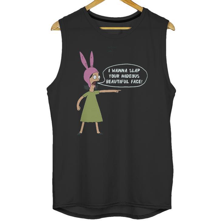 Ripple Junction Bobs Burgers I Wanna Slap Your Face Adult Unisex Tank Top