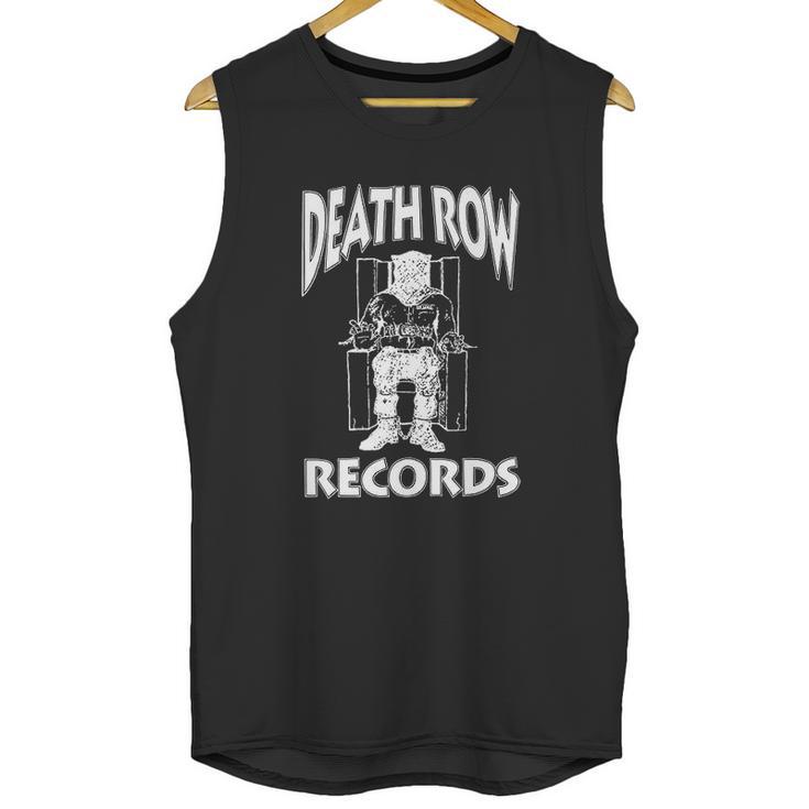 Ripple Junction Death Row Records White Logo Light Weight Crew Unisex Tank Top