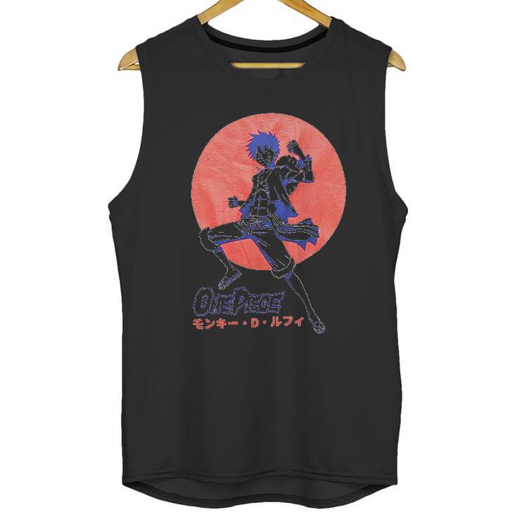 Ripple Junction One Piece Luffy D Monkey Pose Adult Unisex Tank Top