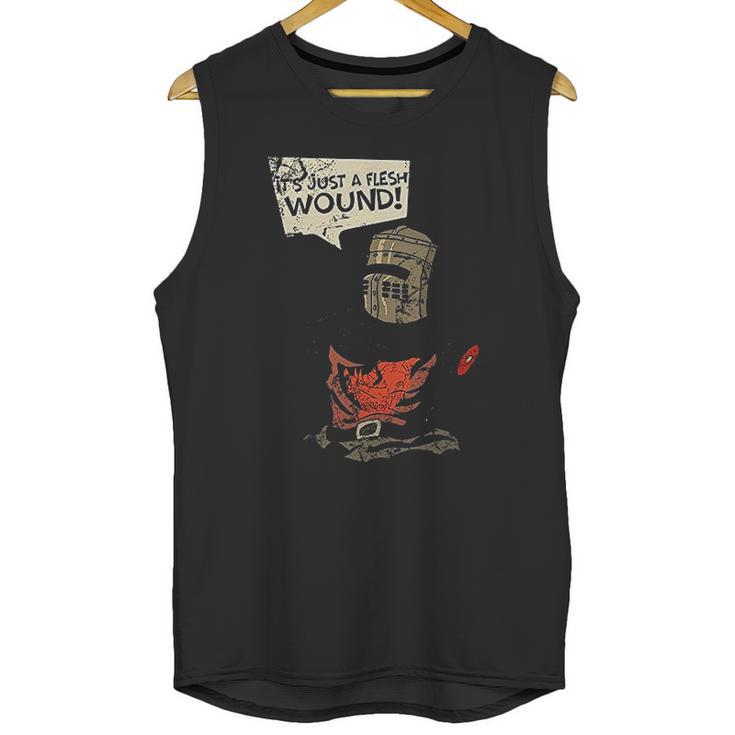 Rivebella New Graphic Its Just A Flesh Wound Unisex Tank Top