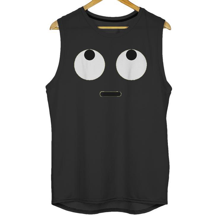 Rolling Eyes Face Eye Roll Emojis Emoticon Halloween Unisex Tank Top