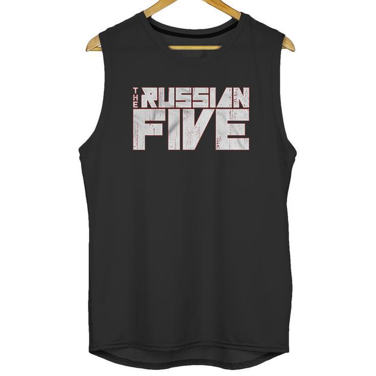 The Russian Five Official Movie Official Logo Of Red Wings Documentary Unisex Tank Top