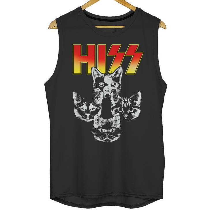 Hiss Music Cat Band Unisex Tank Top