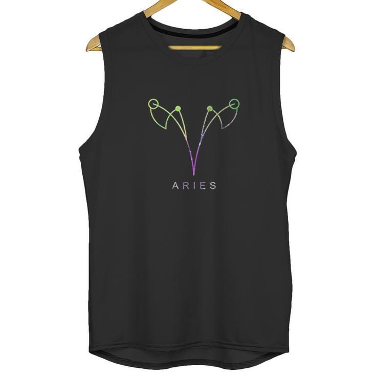 Sacred Zodiac Aries Unisex Tank Top