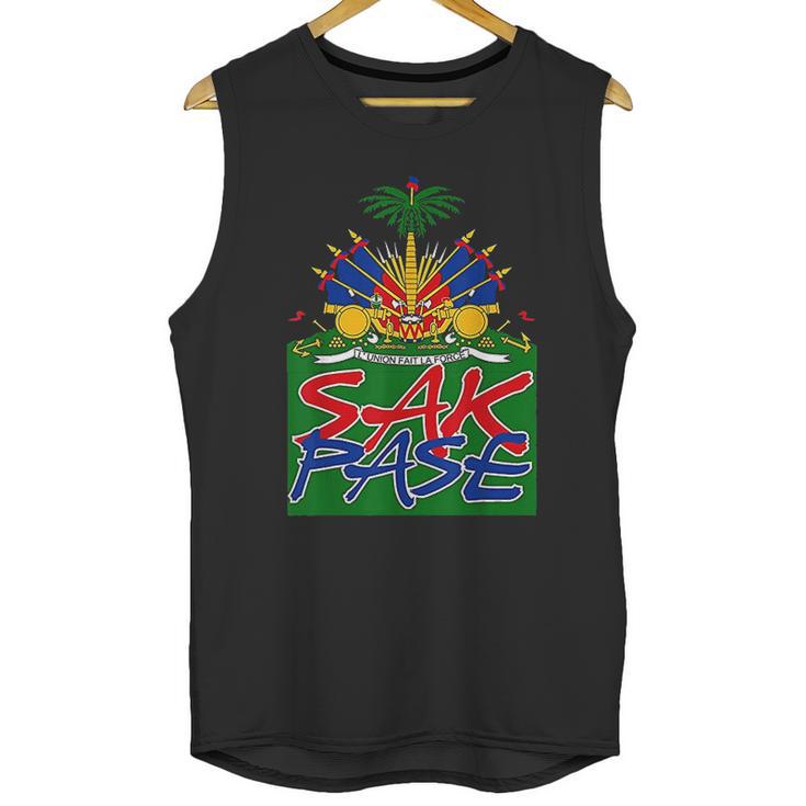 Sak Pase Cute Haitian Creole Pride Unisex Tank Top