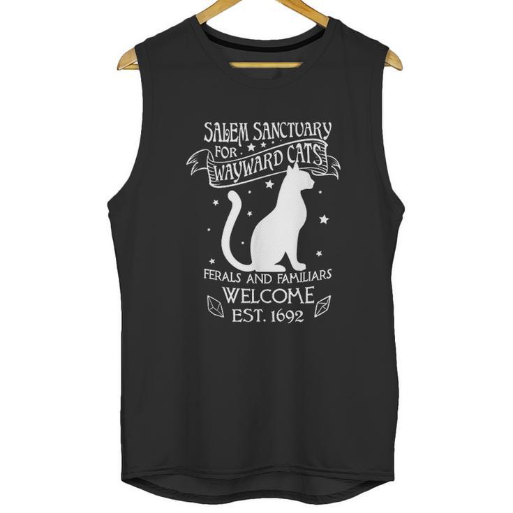 Salem Sanctuary For Wayward Black Cats 1692 Gift Idea Unisex Tank Top