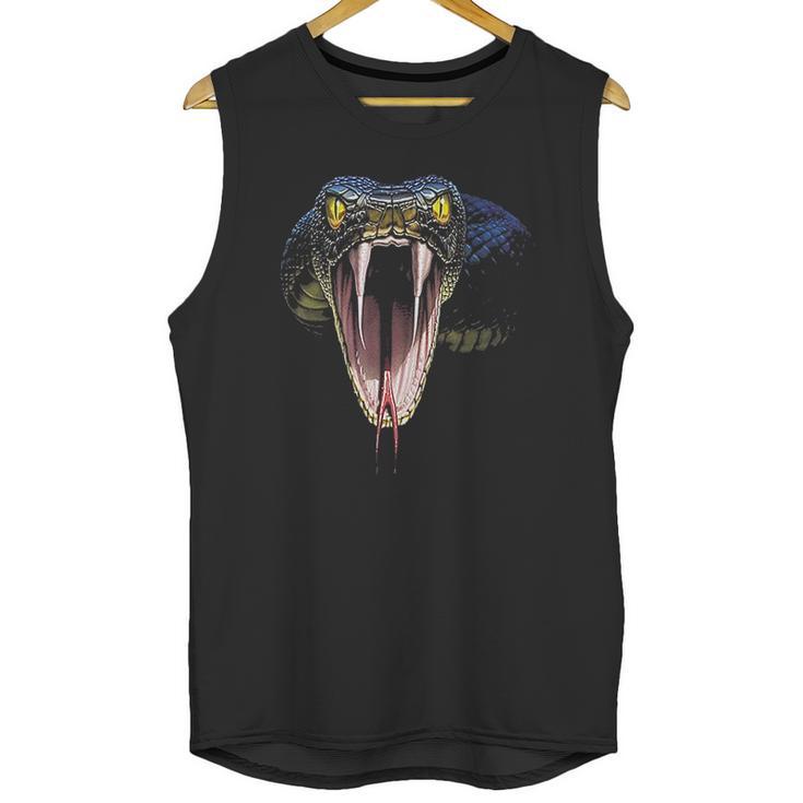 Scary Black Mamba Snake Halloween Unisex Tank Top