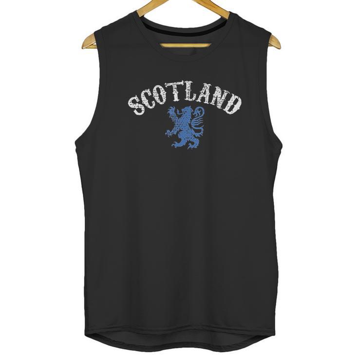 Scotland Scottish United Kingdom Uk Eu Europe Vintage Unisex Tank Top