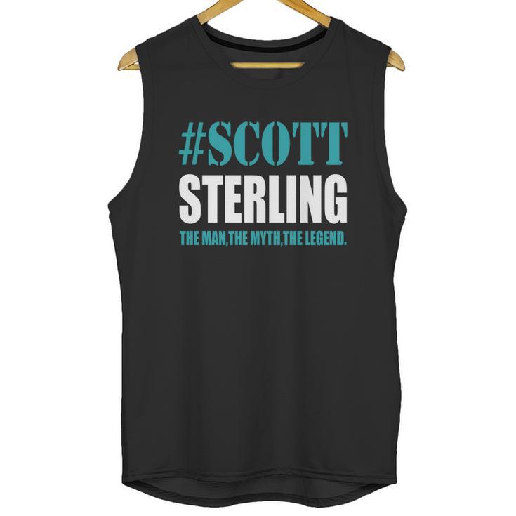 Scott Sterling The Man The Myth The Legend Unisex Tank Top