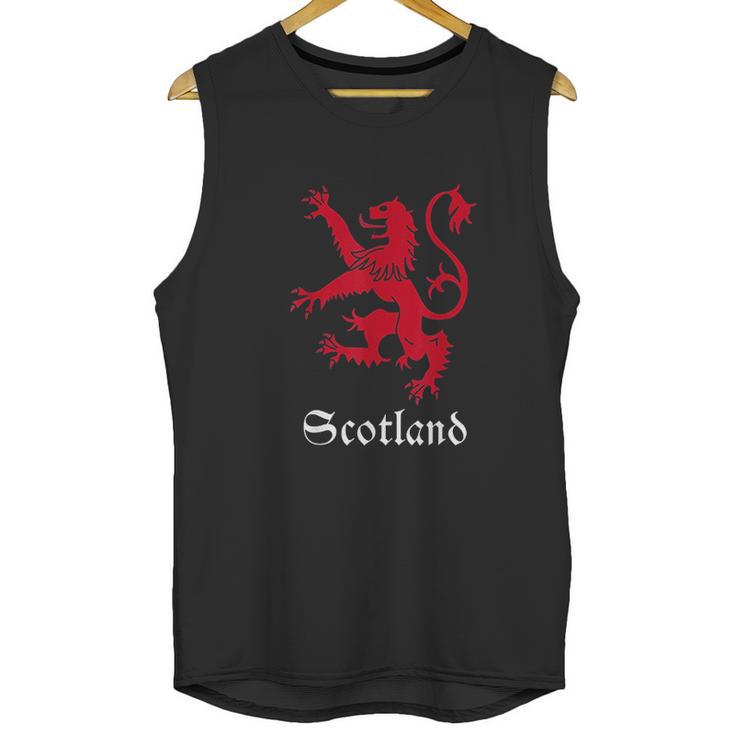 Scottish Lion Rampant Scotland Coat Arms Gift Emblem Unisex Tank Top