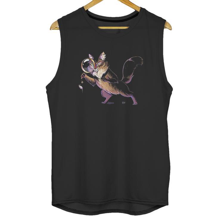 Scraps Cat Detective Unisex Tank Top