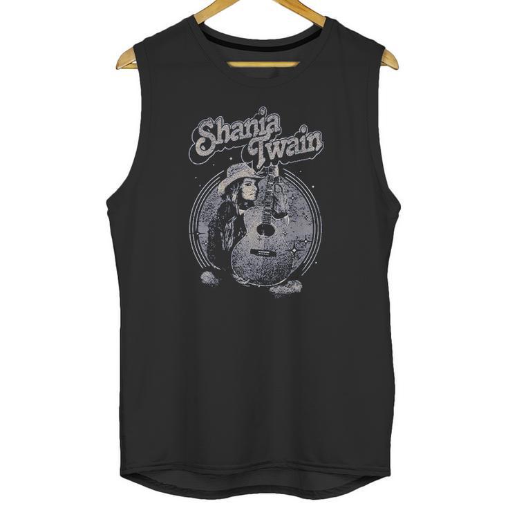 Shania Twain Indigo Guitar Unisex Tank Top