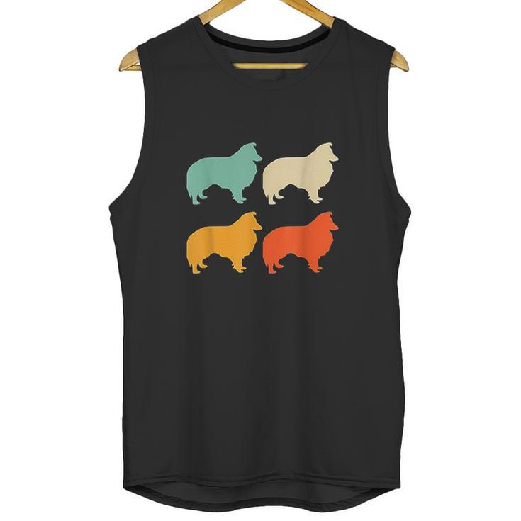 Sheltie Gift For Dog Lover Retro Sheltie Vintage Sheltie Unisex Tank Top