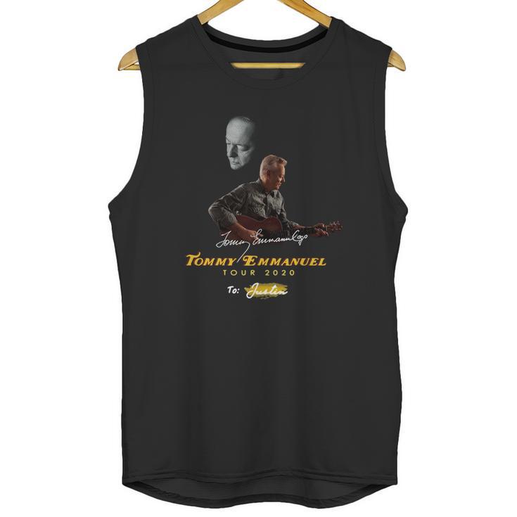 Signature Tommy Emmanuel  2020 To Justin Shirtn Unisex Tank Top