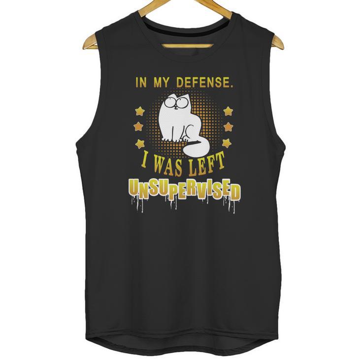 Simons Cat Unsupervised Unisex Tank Top