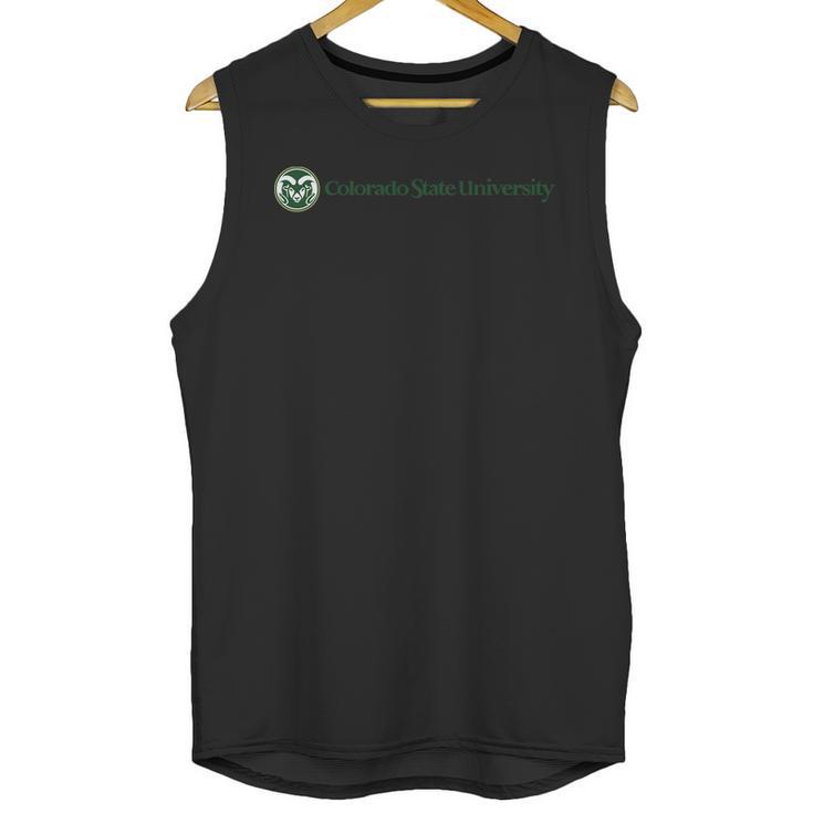 Simple Logo Colorado State University Fort Collins Unisex Tank Top