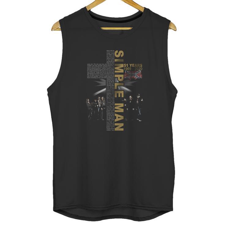 Simple Man Lyric Cross 51 Years 1969 2020 Lynyrd Skynyrd Unisex Tank Top