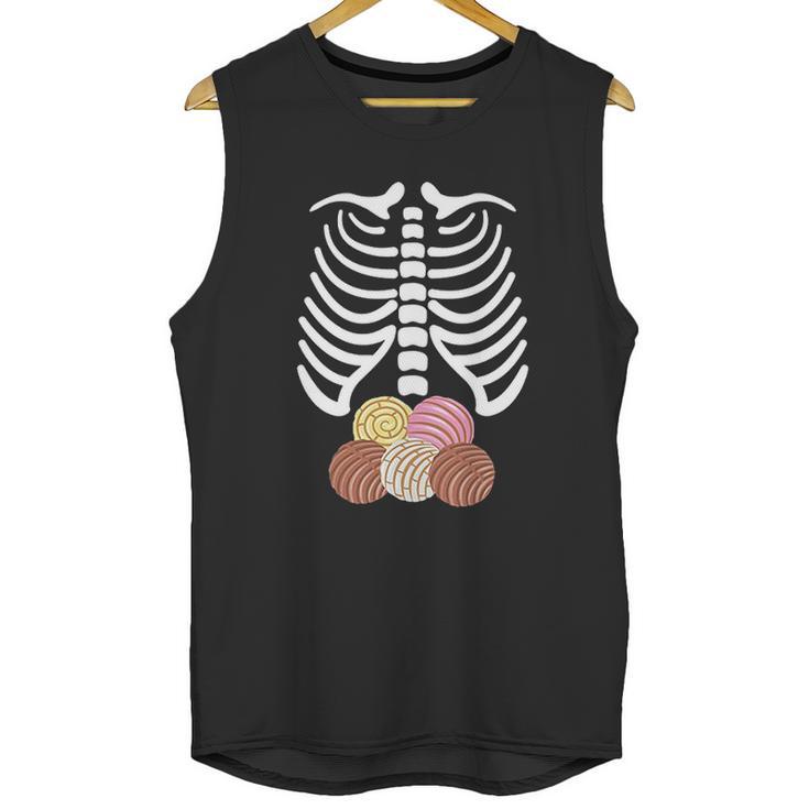 Skeleton Rib Cage Mexican Pan Dulce Concha Unisex Tank Top