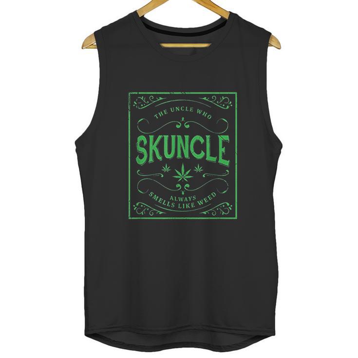 Skuncle Green Marijuana Uncle Unisex Tank Top