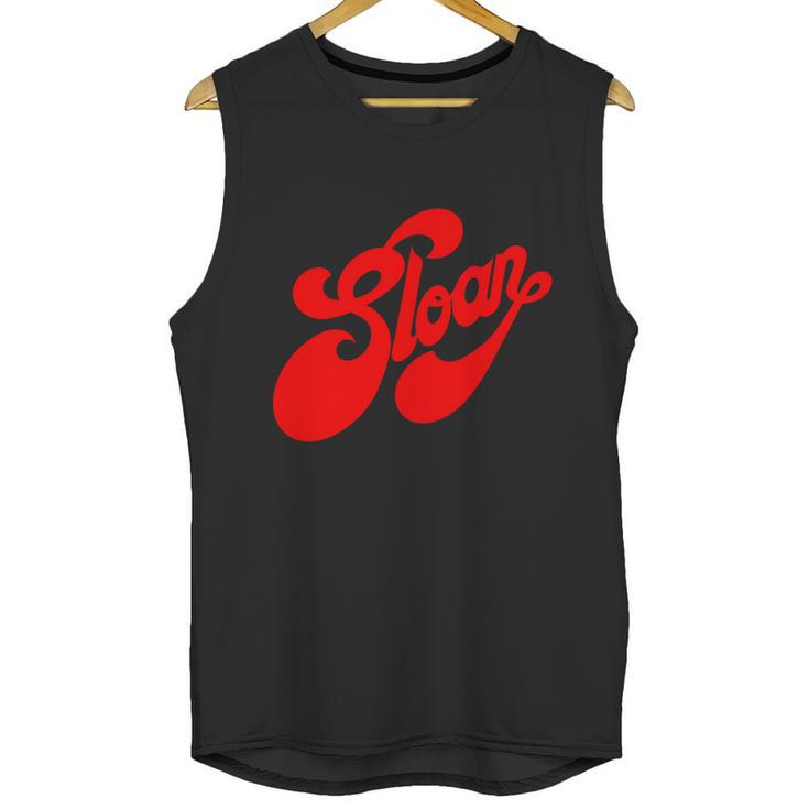 Sloan Band Logo Red Unisex Tank Top