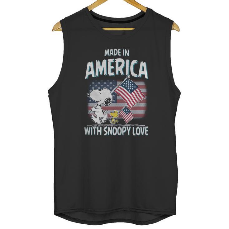 Snoopy America Unisex Tank Top