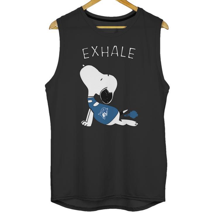 Snoopy Exhale Duke Unisex Tank Top