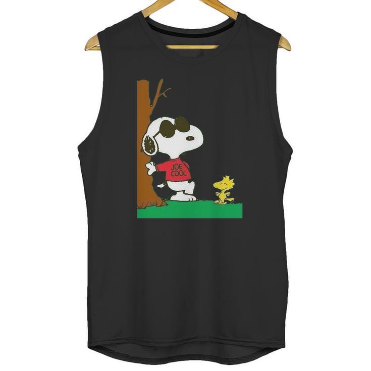 Snoopy Joe Cool And Woodstock T Shirt Unisex Tank Top