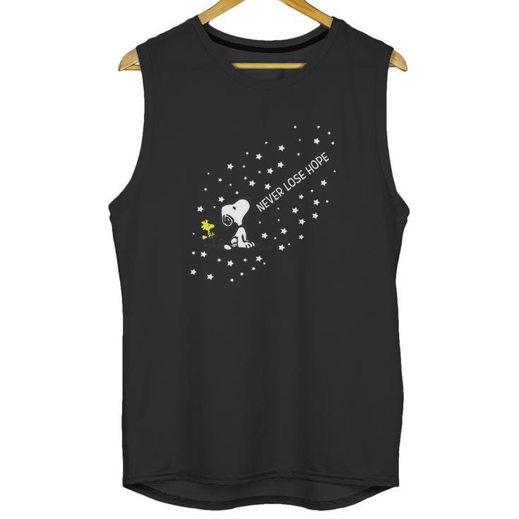 Snoopy And Woodstock Never Lose Hope Unisex Tank Top