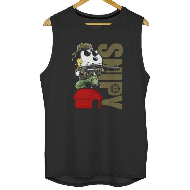 Snoopy And Woodstock Snipy Shirt Unisex Tank Top