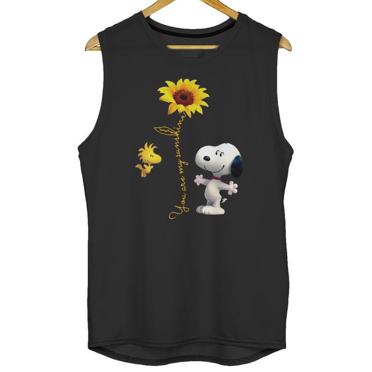 Snoopy And Woodstock You Are My Sunshine Unisex Tank Top