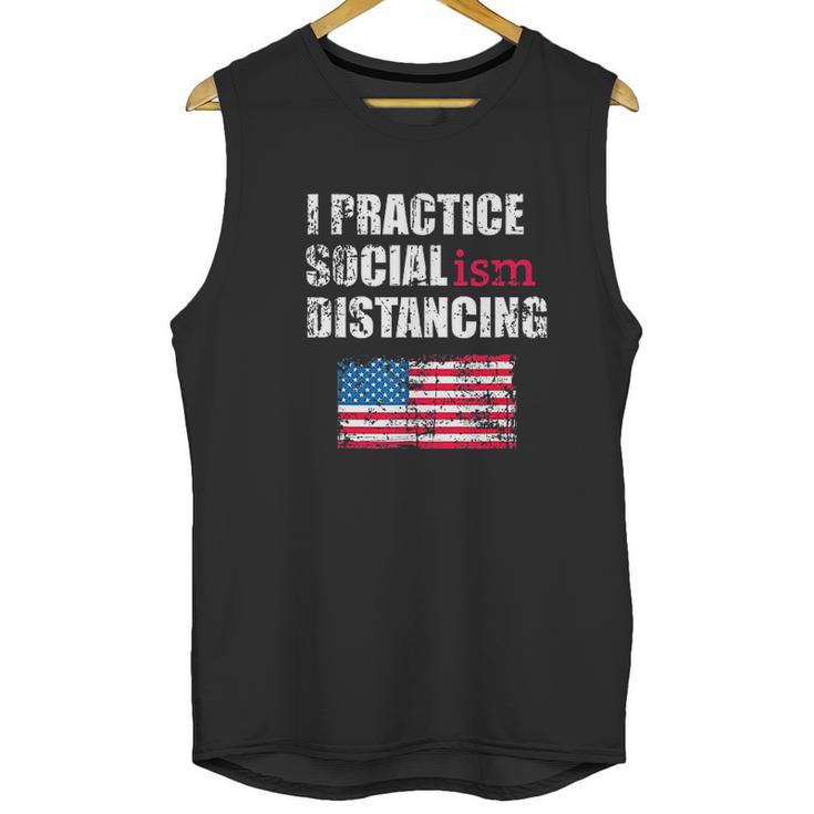 Socialism Funny Social Distancing Socialist Unisex Tank Top