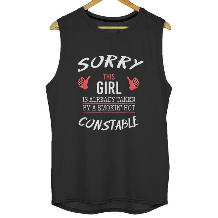 Sorry This Girl Is Taken By Hot Constable Funny Unisex Tank Top