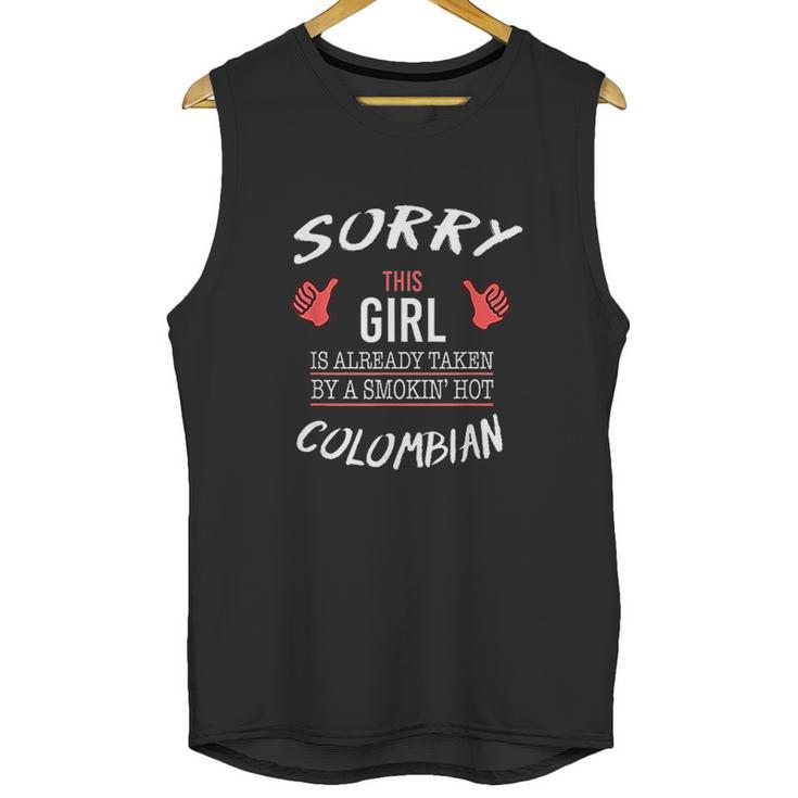 Sorry This Girl Taken Hot Funny Colombian American Columbia Unisex Tank Top