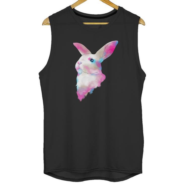 Space Galactic Awesome Rabbit Bunny Galaxy Unisex Tank Top