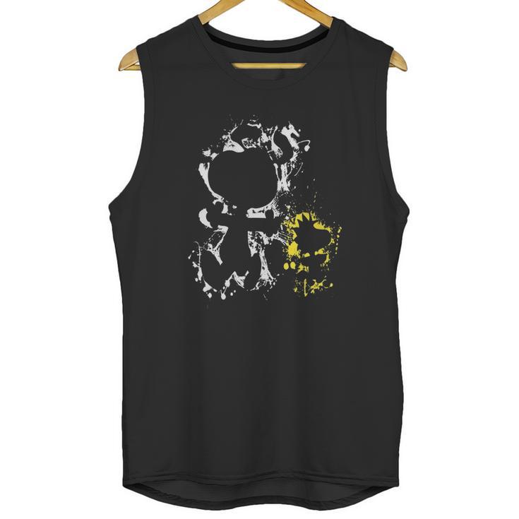 Splatter Snoopy And Woodstock Unisex Tank Top