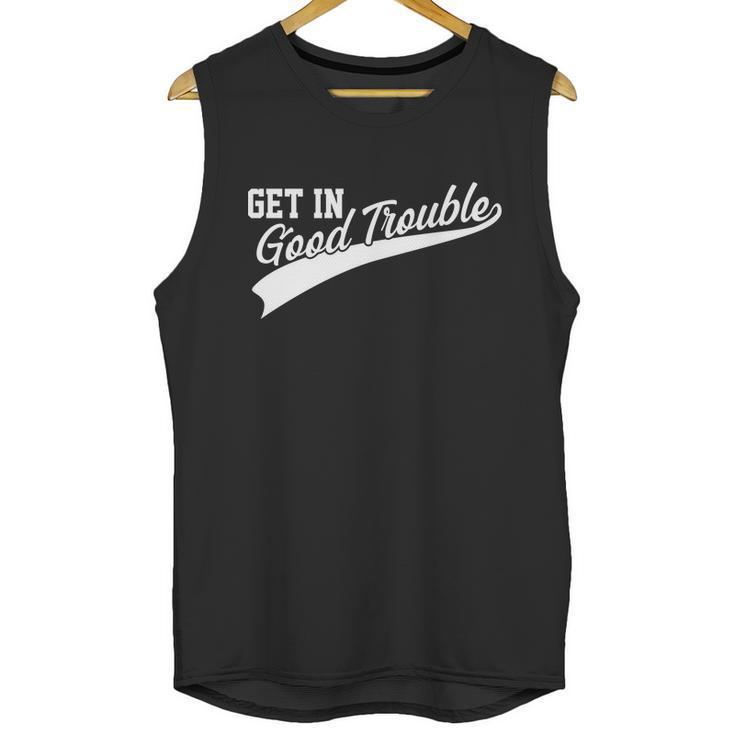 Sporty Get In Good Trouble John Lewis Tribute Unisex Tank Top