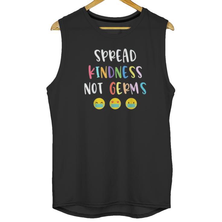 Spread Kindness Not Germs Social Distancing Unisex Tank Top