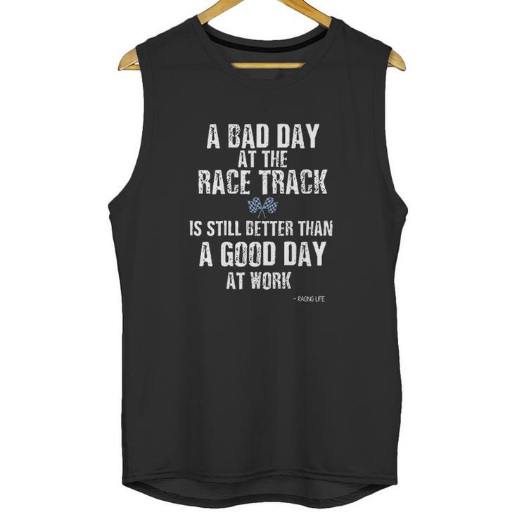 Sprint Car Rally Late Model Modified Dirt Track Racing Unisex Tank Top