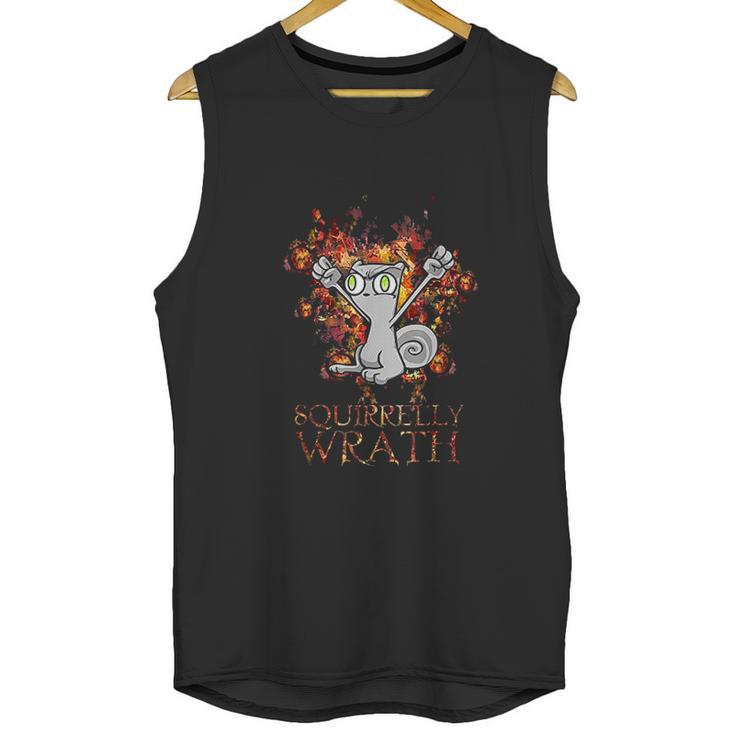 Squirrelly Wrath  Foamy The Squirrel Unisex Tank Top