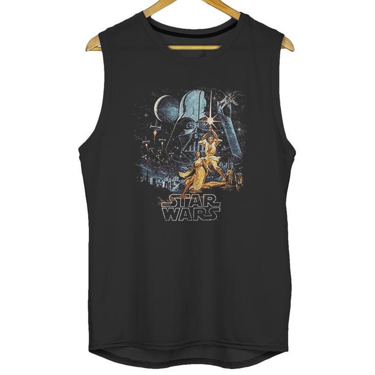 Star Wars A New Hope Vintage Poster Unisex Tank Top