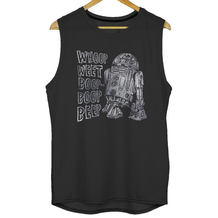 Star Wars R2d2 Words Of Wisdom Graphic Unisex Tank Top