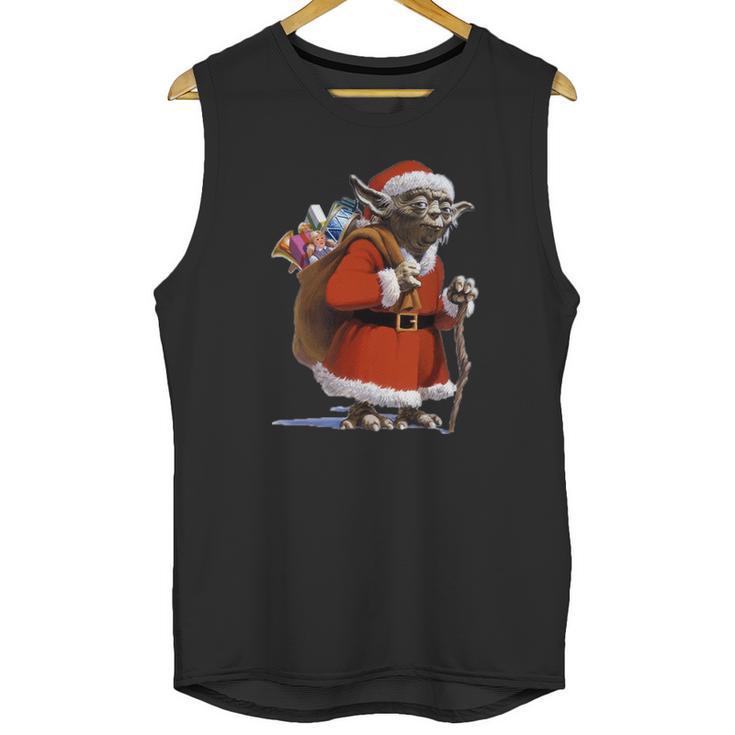 Star Wars Yoda Santa Claus Ugly Faux Unisex Tank Top