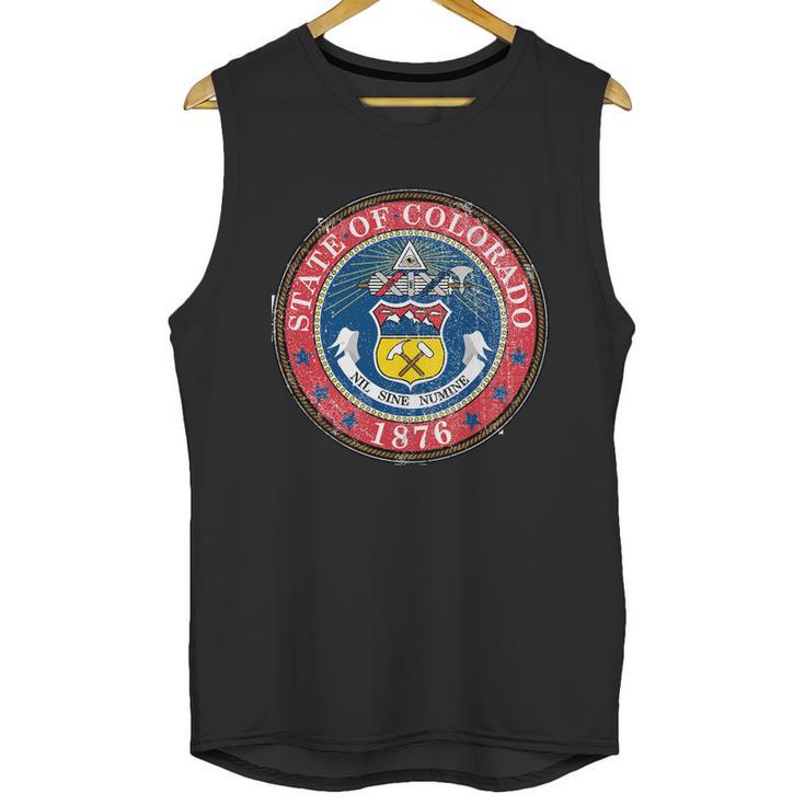 State Of Colorado Vintage Logo Unisex Tank Top