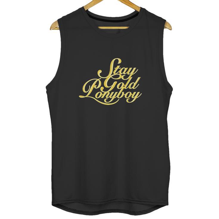 Stay Gold Ponyboy Graphic Unisex Tank Top