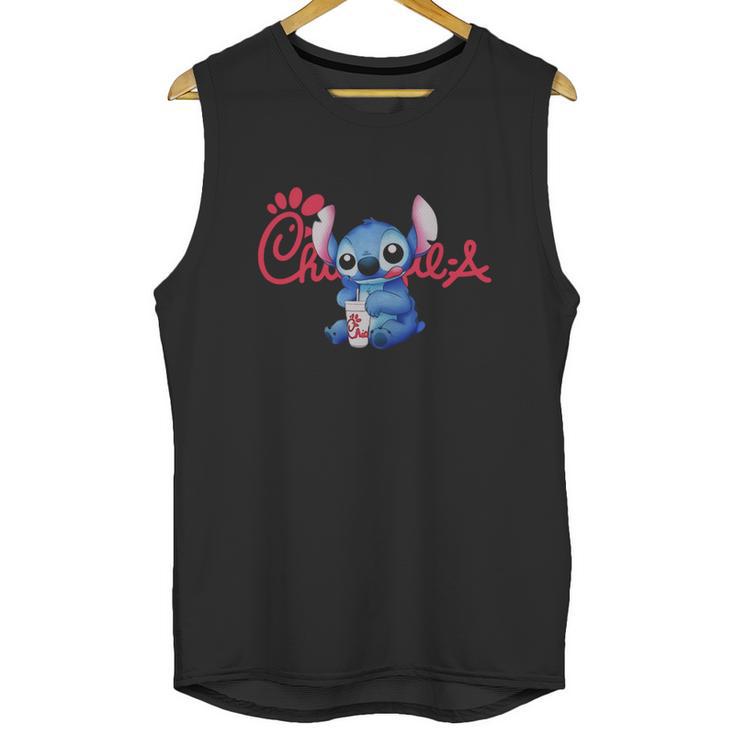 Stitch Drinking Unisex Tank Top