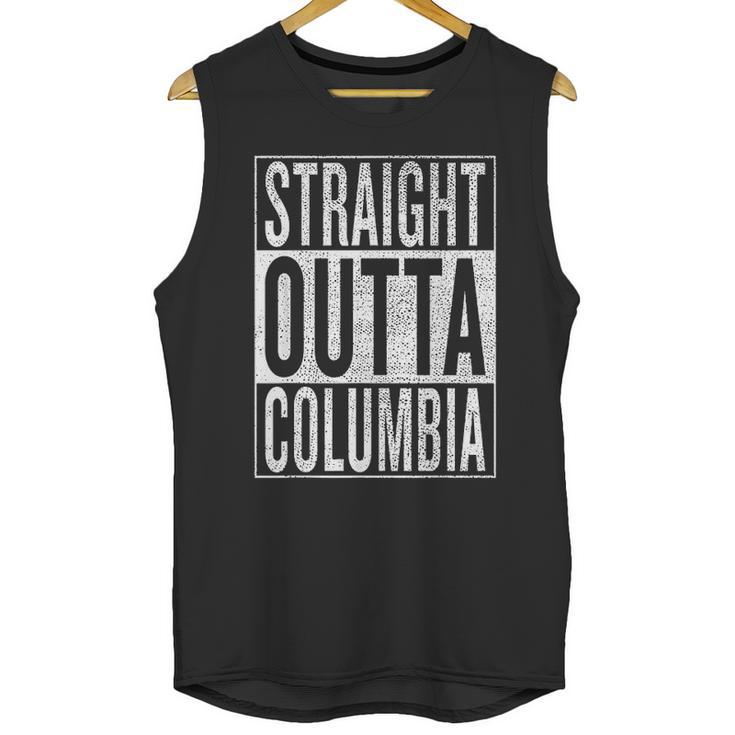 Straight Outta Columbia Great Travel Unisex Tank Top