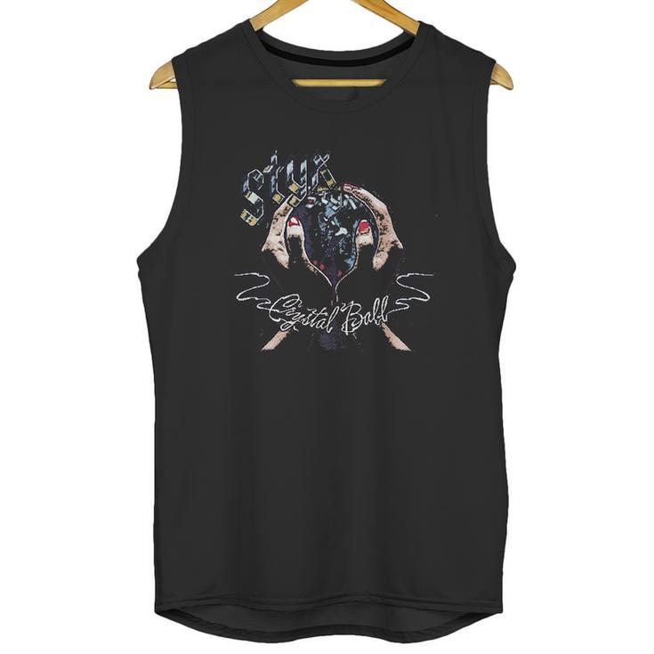 Styx Crystal Ball Graphite Heather Unisex Tank Top